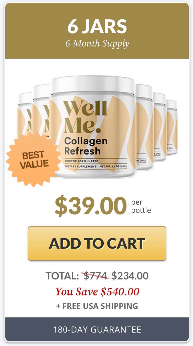 Collagen Refresh 6 Jar